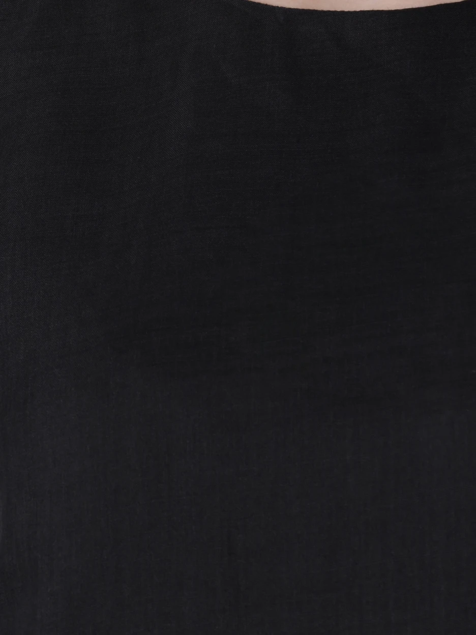 Топ однотонный LORENA ANTONIAZZI E2370TS35A/4248/0999 Черный  Фото 5