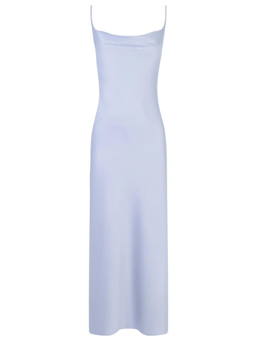 Платье-комбинация из вискозы JS SENSE 0430, размер 40, цвет серый - фото 1