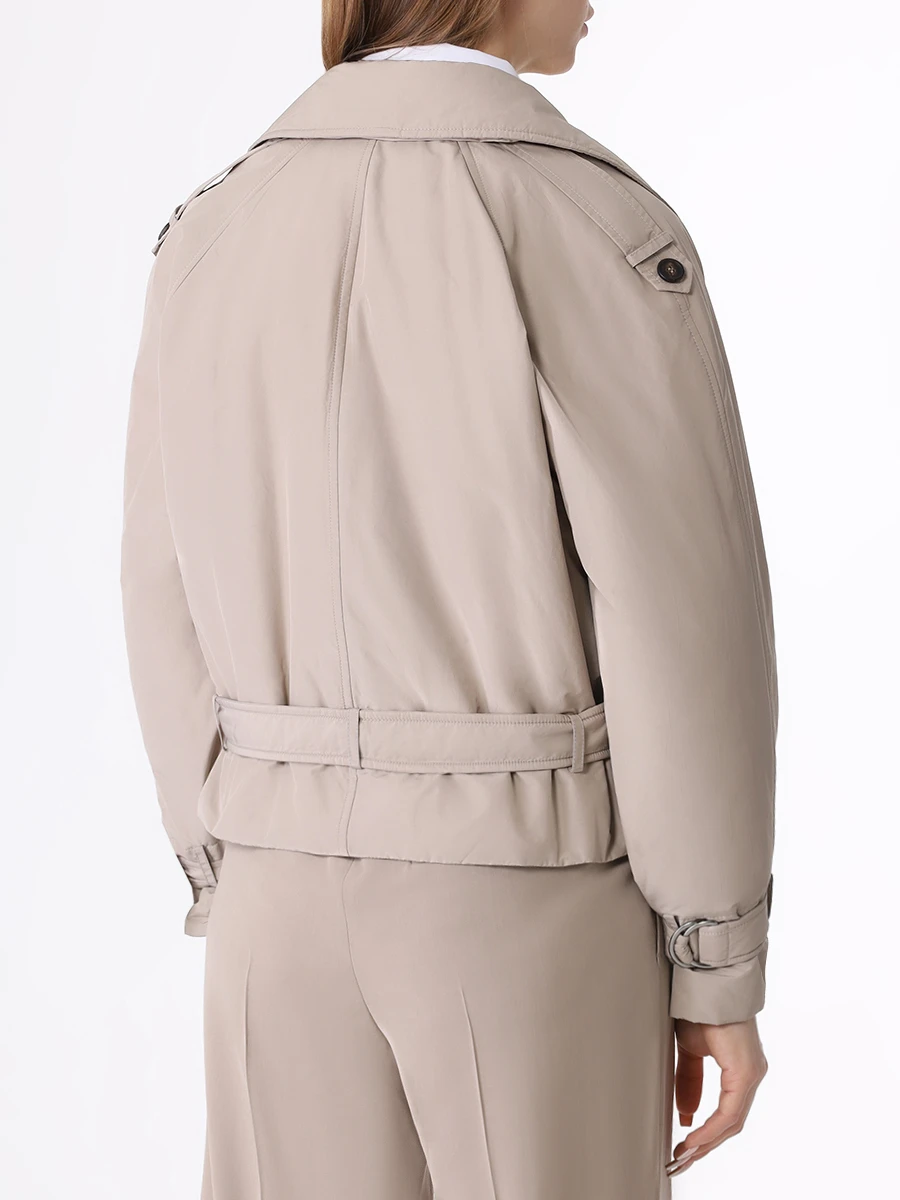 Куртка однотонная BRUNELLO CUCINELLI MB5742944 C8695 Бежевый  Фото 3