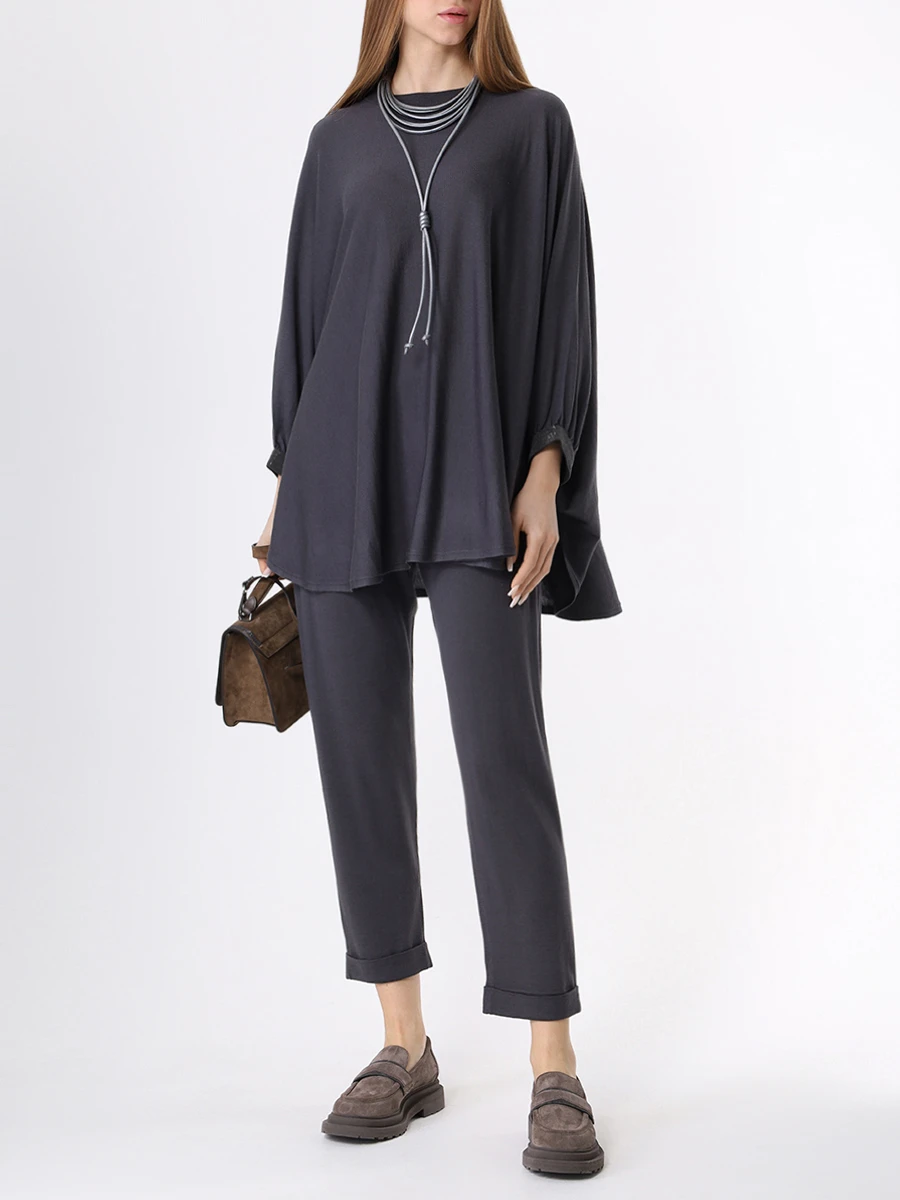 Костюм шерстяной BRUNELLO CUCINELLI M14836600/M14836689 C2615 Серый Серый  Фото 2
