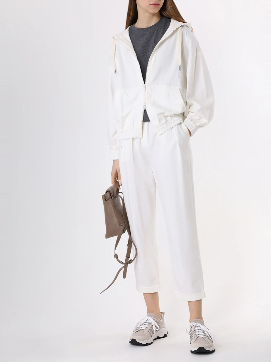 Костюм хлопковый BRUNELLO CUCINELLI MH827SS606/XS MH827B1084 C600 Белый Белый  Фото 2