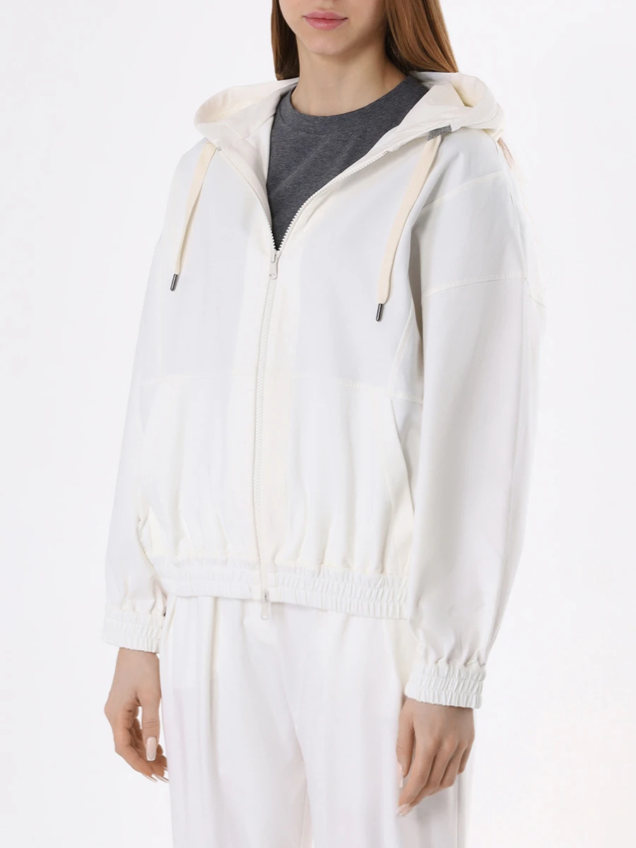 Костюм хлопковый BRUNELLO CUCINELLI MH827SS606/XS MH827B1084 C600 Белый Белый  Фото 4