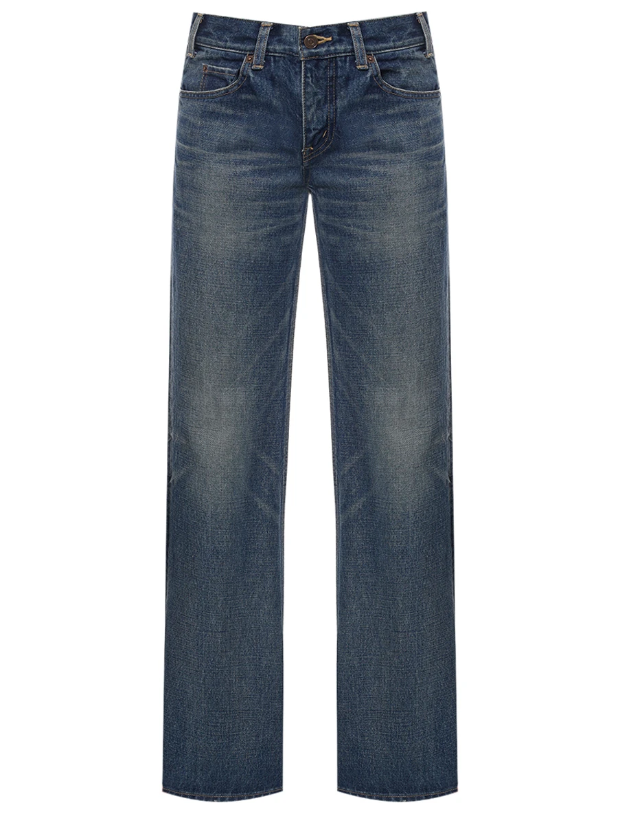 Джинсы хлопковые CELINE 2N693365M 07DU Синий 