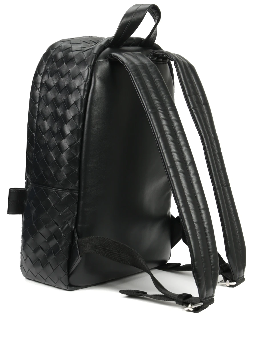 Рюкзак кожаный BOTTEGA VENETA 730728V2HL2 8803 Черный  Фото 3