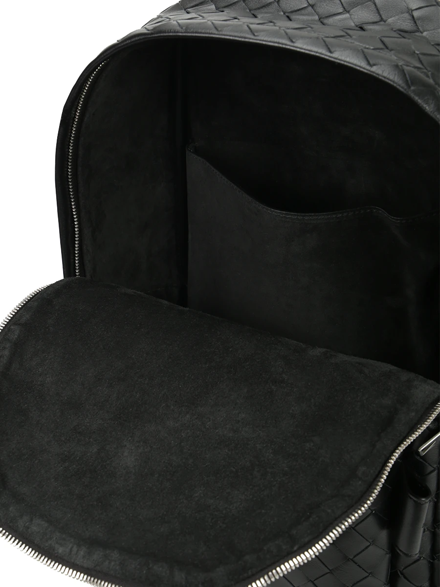 Рюкзак кожаный BOTTEGA VENETA 730728V2HL2 8803 Черный  Фото 4