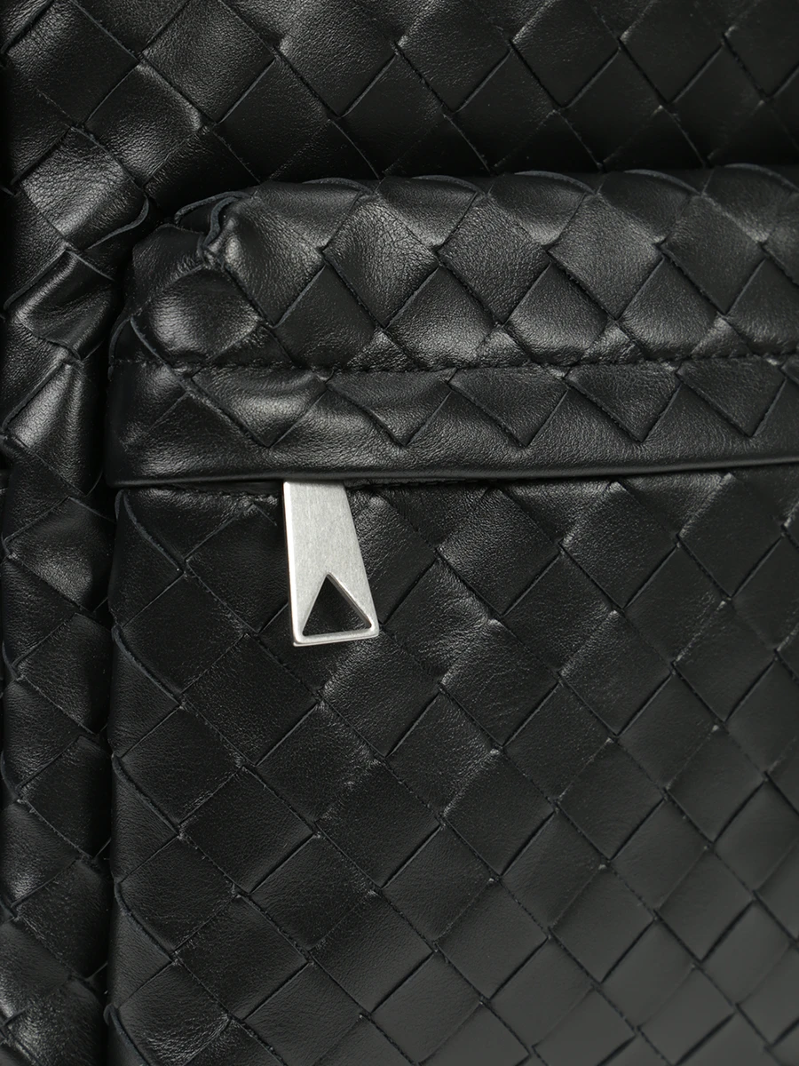 Рюкзак кожаный BOTTEGA VENETA 730728V2HL2 8803 Черный  Фото 5