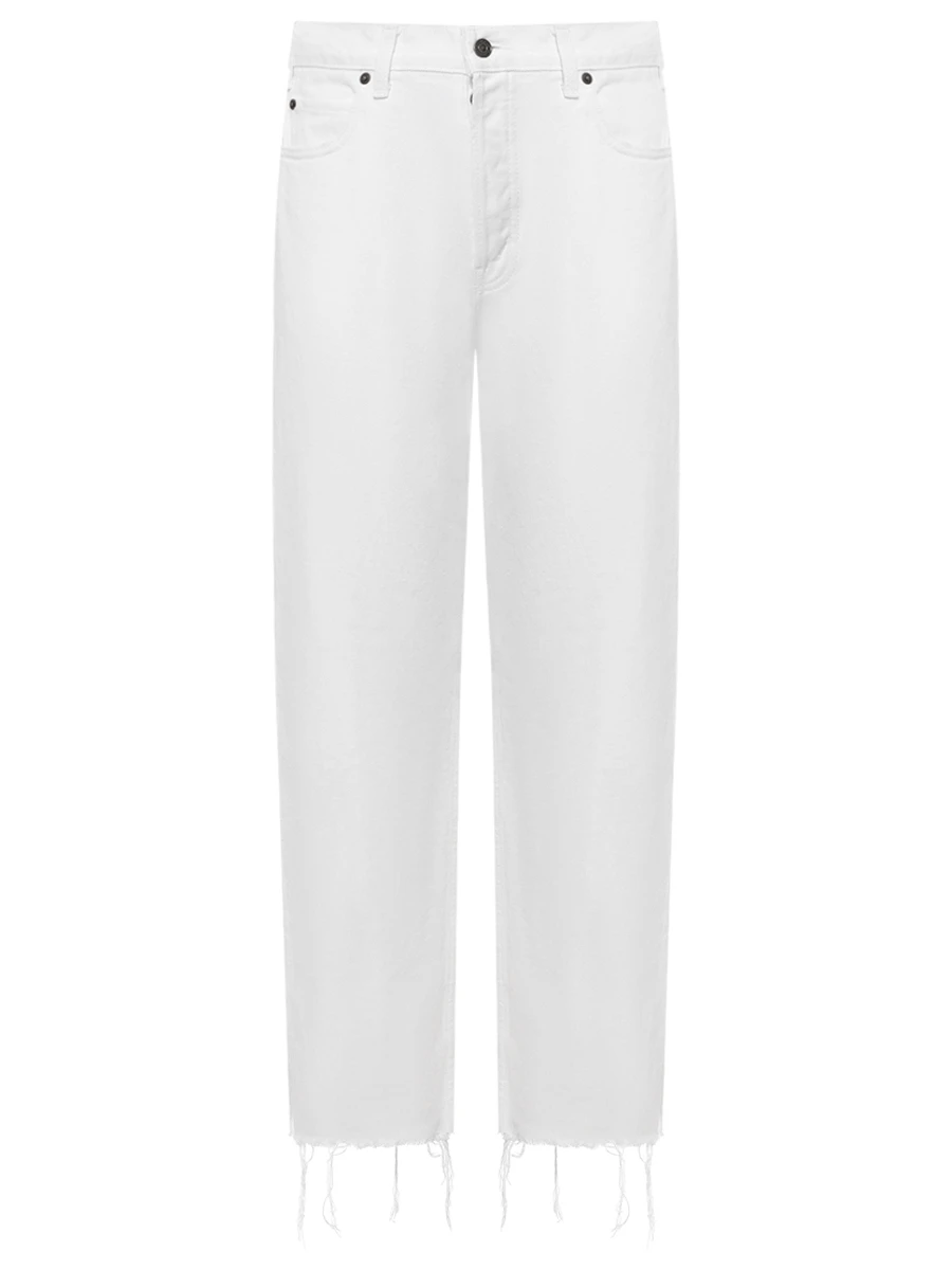 Джинсы хлопковые CELINE 2N799617R 01OQ Белый 