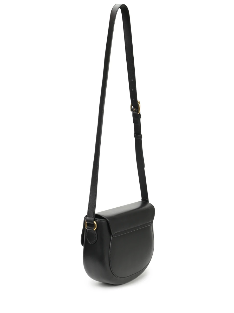 Сумка кожаная GG Marmont GUCCI 675923UD0FT 1000 Черный  Фото 3