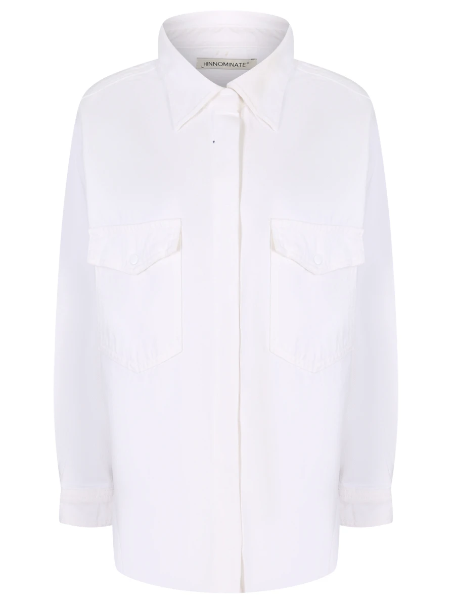 Рубашка джинсовая HINNOMINATE HNW890 BIANCO, размер 38, цвет белый - фото 1