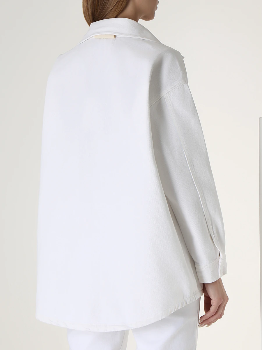 Рубашка джинсовая HINNOMINATE HNW890 BIANCO, размер 38, цвет белый - фото 3