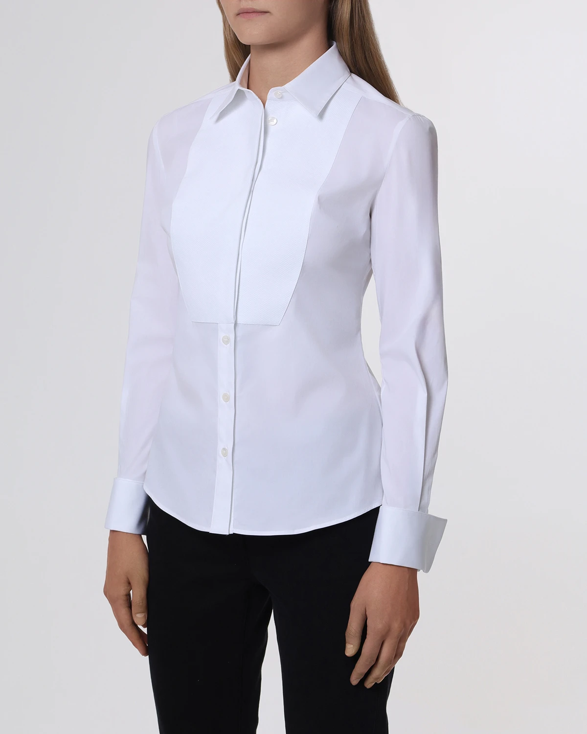 Рубашка хлопковая DOLCE & GABBANA F5K50T FUEEE W0800 Белый  Фото 4