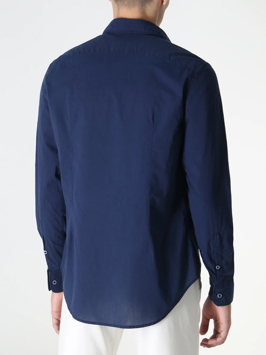 Рубашка Slim Fit хлопковая FRADI C850_WS/231CN6830 28 Синий  Фото 3