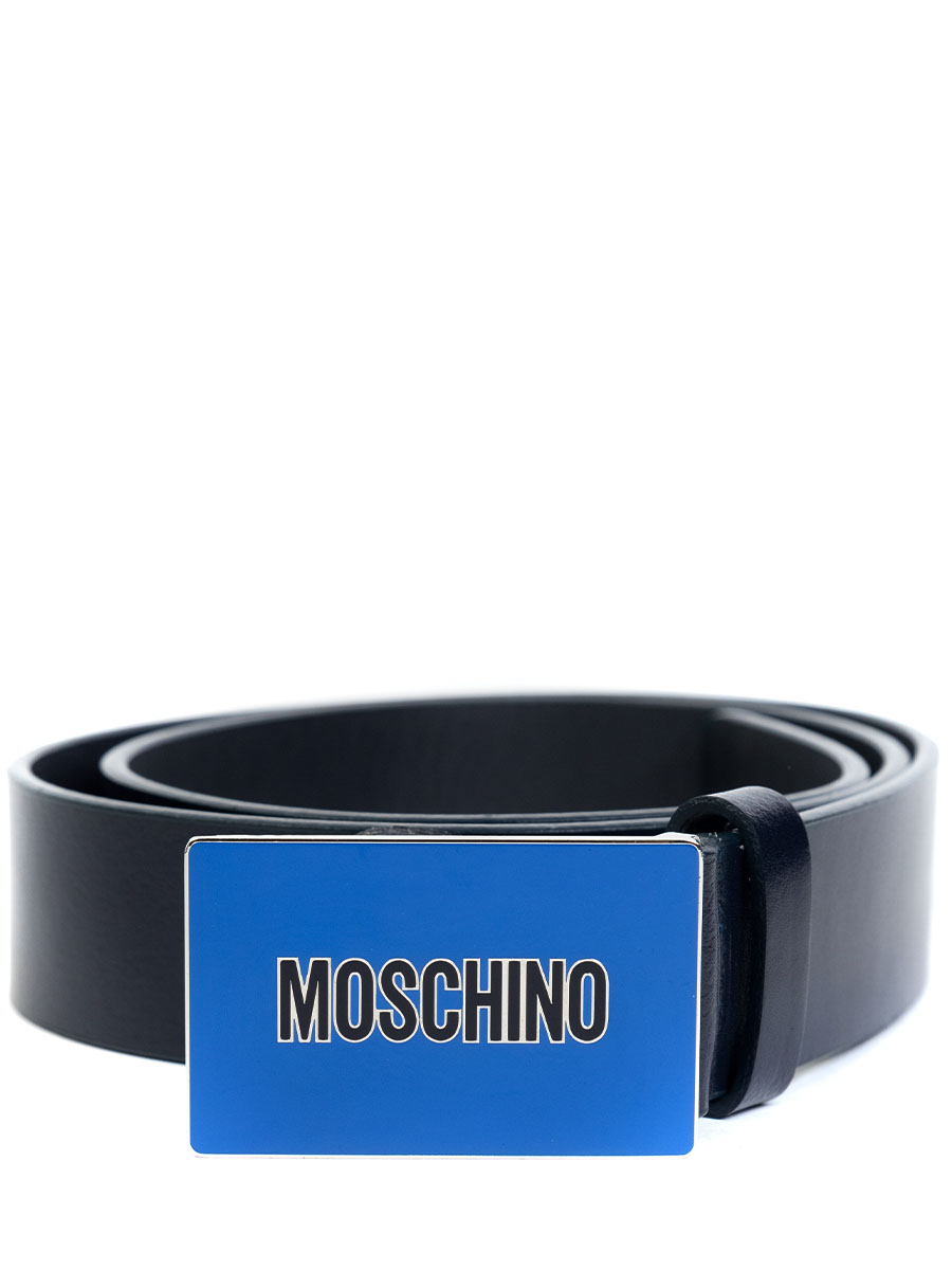 Ремень кожаный MOSCHINO