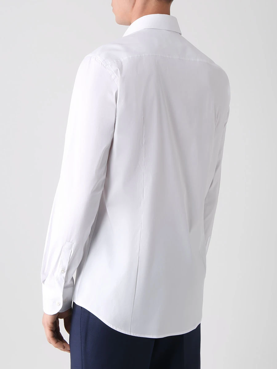 Рубашка Slim Fit хлопковая BOSS 50479915/100, размер 46, цвет белый 50479915/100 - фото 3