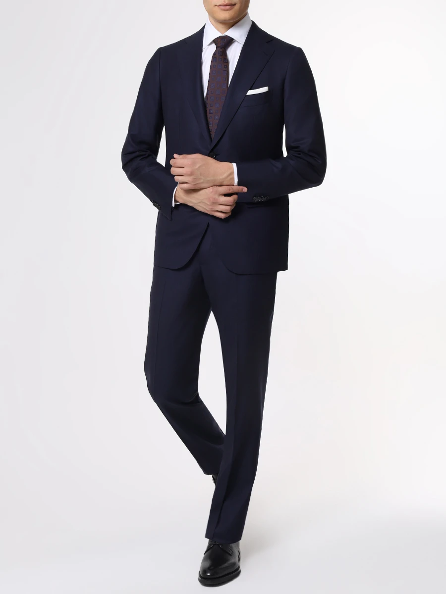 

Костюм шерстяной, Синий, AUK20 APWA02 B31