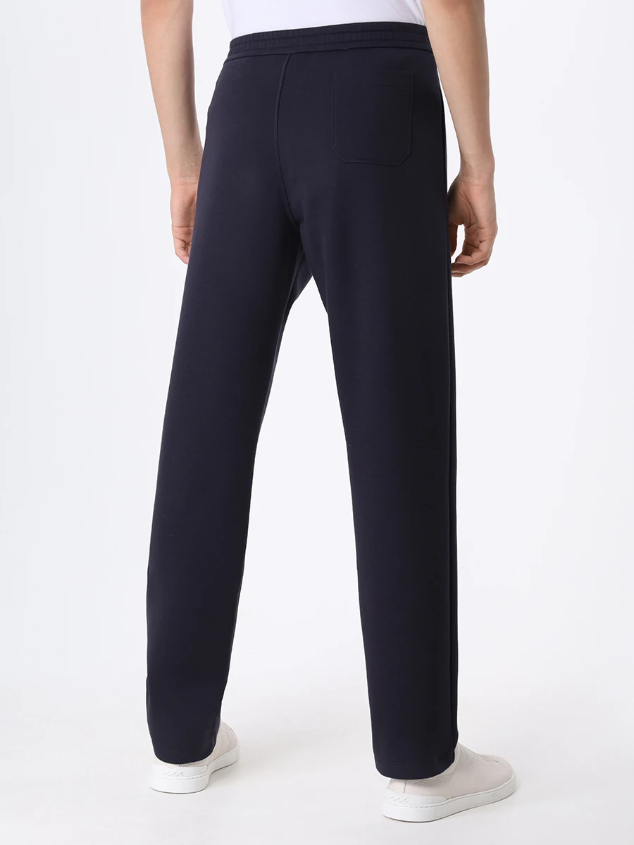 Брюки хлопковые GIORGIO ARMANI 3GSP54 SJSXZ UBVN Темно Синий  Фото 3