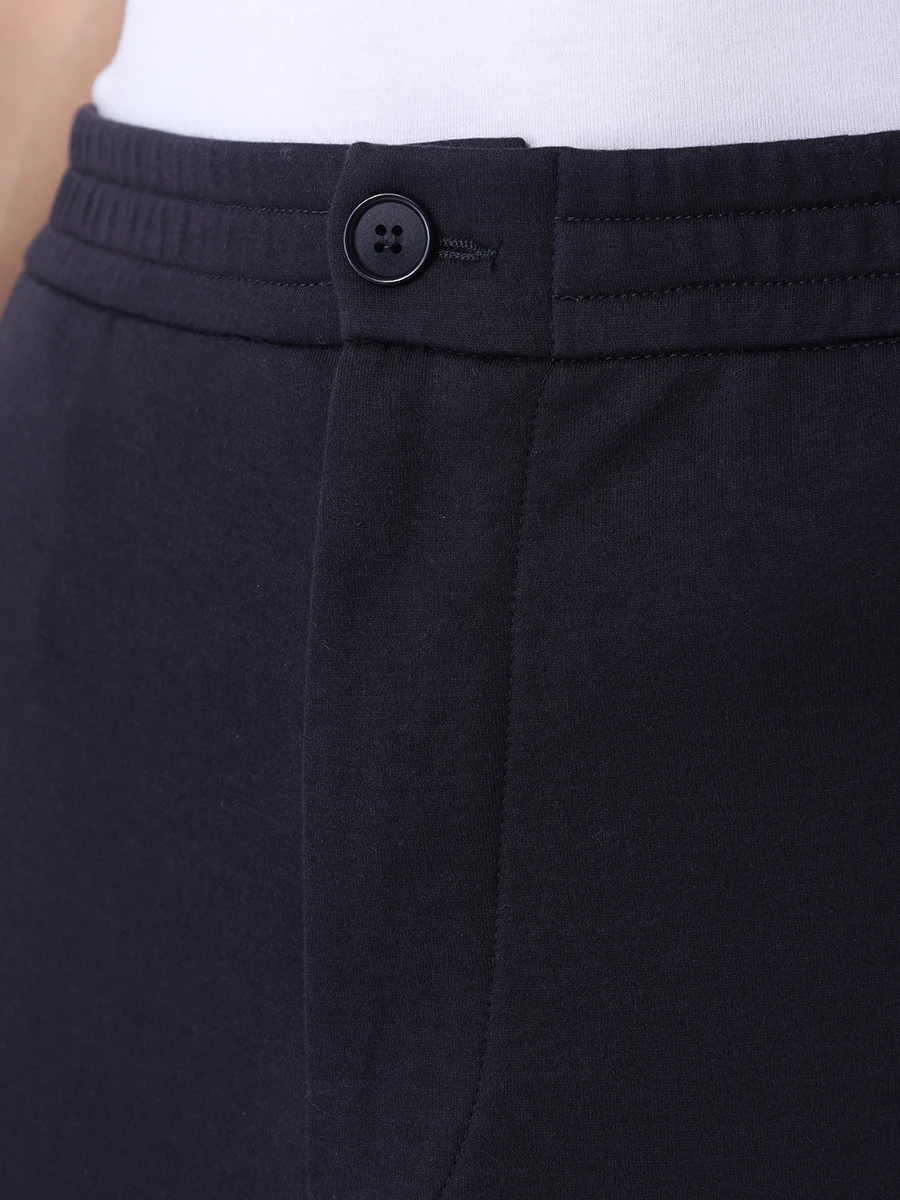 Брюки хлопковые GIORGIO ARMANI 3GSP54 SJSXZ UBVN Темно Синий  Фото 5