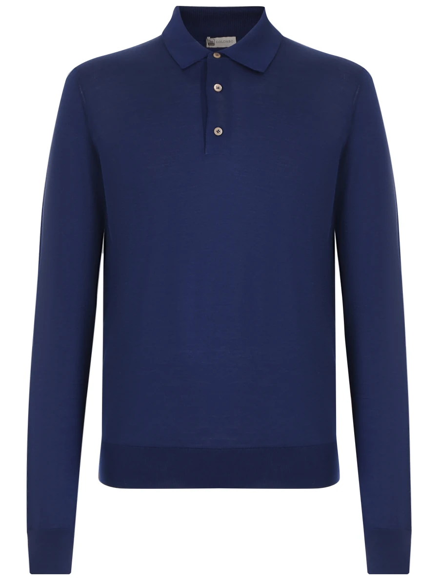 Поло кашемировое COLOMBO MA03093/NI/2-80PA/85004 Синий 