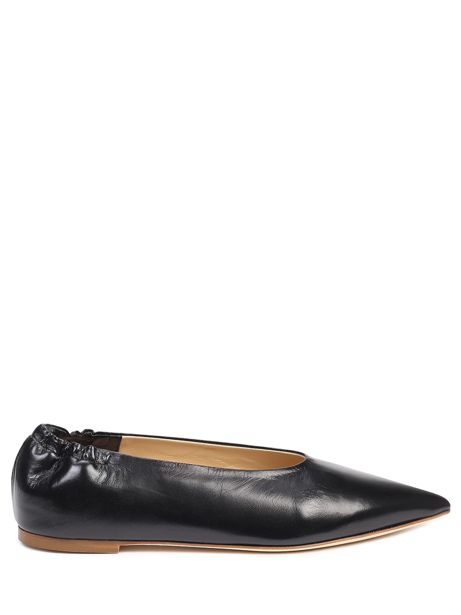 

Балетки кожаные, Черный, S-6290 NATUR NERO