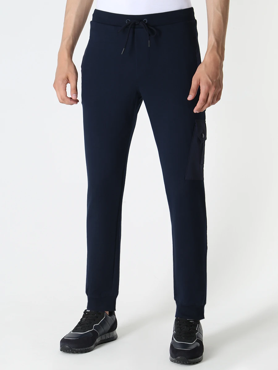 

Джоггеры хлопковые, Синий, 13311836/013