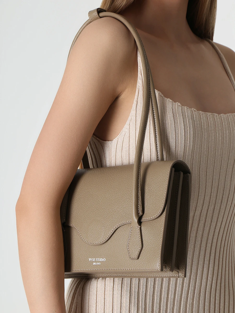 Сумка кожаная Elizabeth YESE STUDIO SQ4736281/TAUPE Коричневый  Фото 2