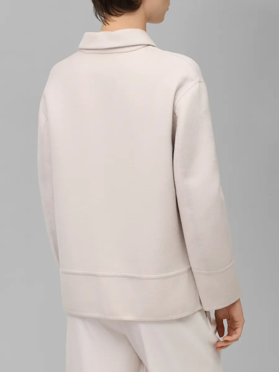 Жакет кашемировый LORO PIANA fai0217 bcr2 Кремовый  Фото 3