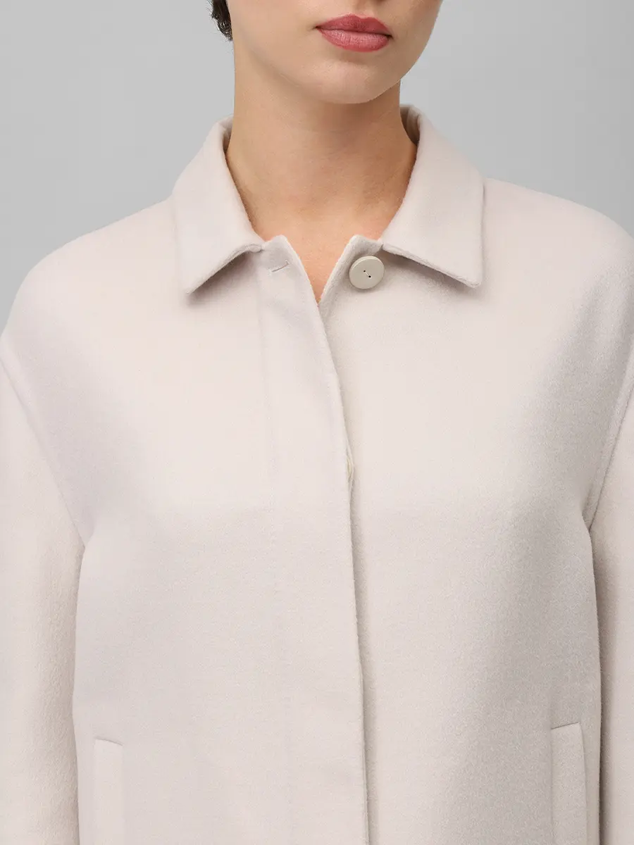 Жакет кашемировый LORO PIANA fai0217 bcr2 Кремовый  Фото 5