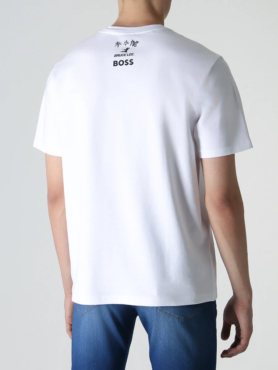 

Футболка Slim Fit хлопковая, Белый, 50501273/100