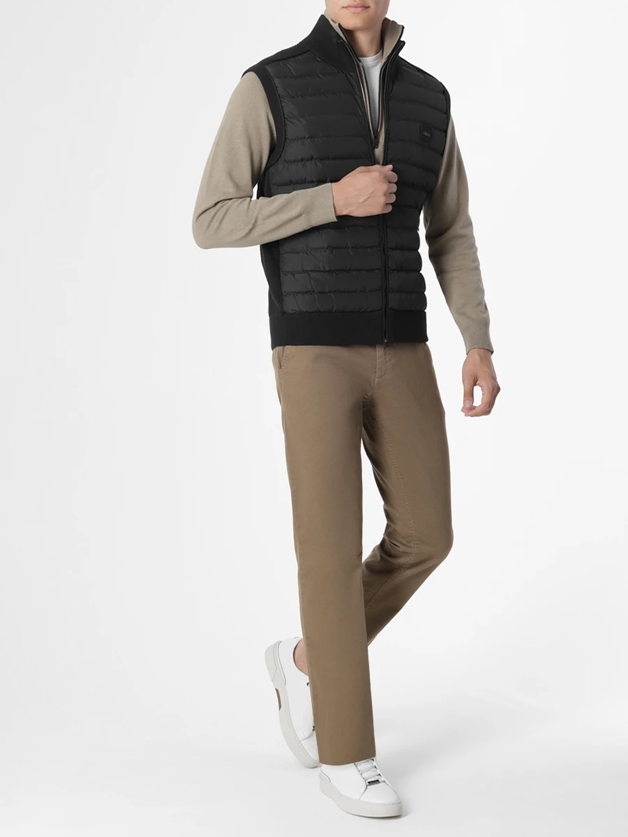 

Жилет комбинированный, Черный, 50478631/001