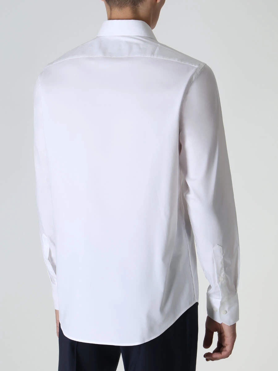Рубашка Regular Fit хлопковая BOSS 50489921/100, размер 54, цвет белый 50489921/100 - фото 3