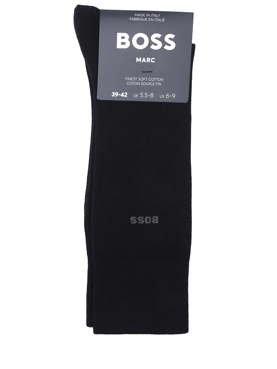 Носки хлопковые Marc BOSS 50469843/001, размер 39-40, цвет черный