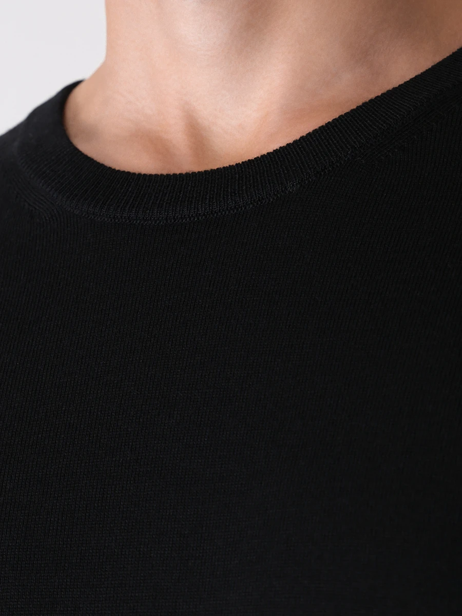 Джемпер шерстяной BOSS 50468239/001 Черный  Фото 5