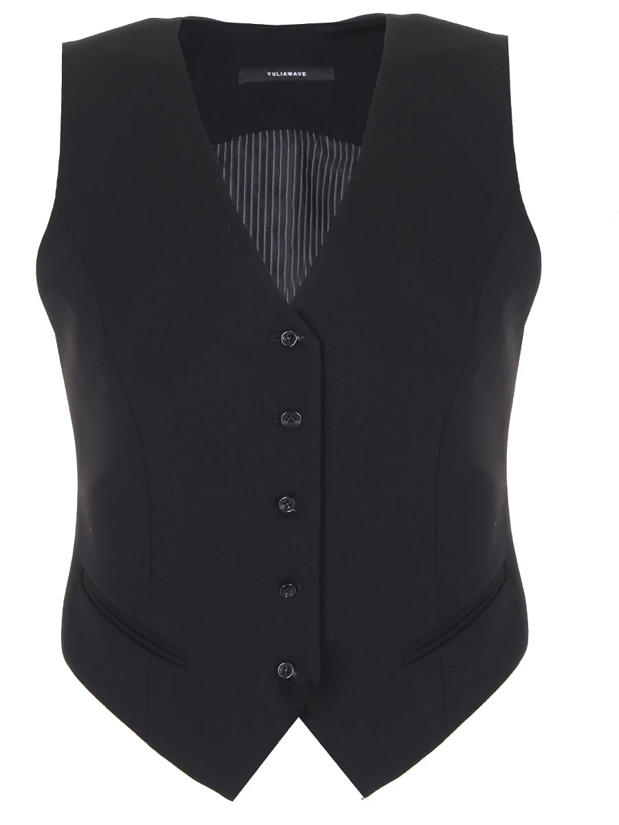 Жилет однотонный YULIAWAVE SS202014/00057 Черный 