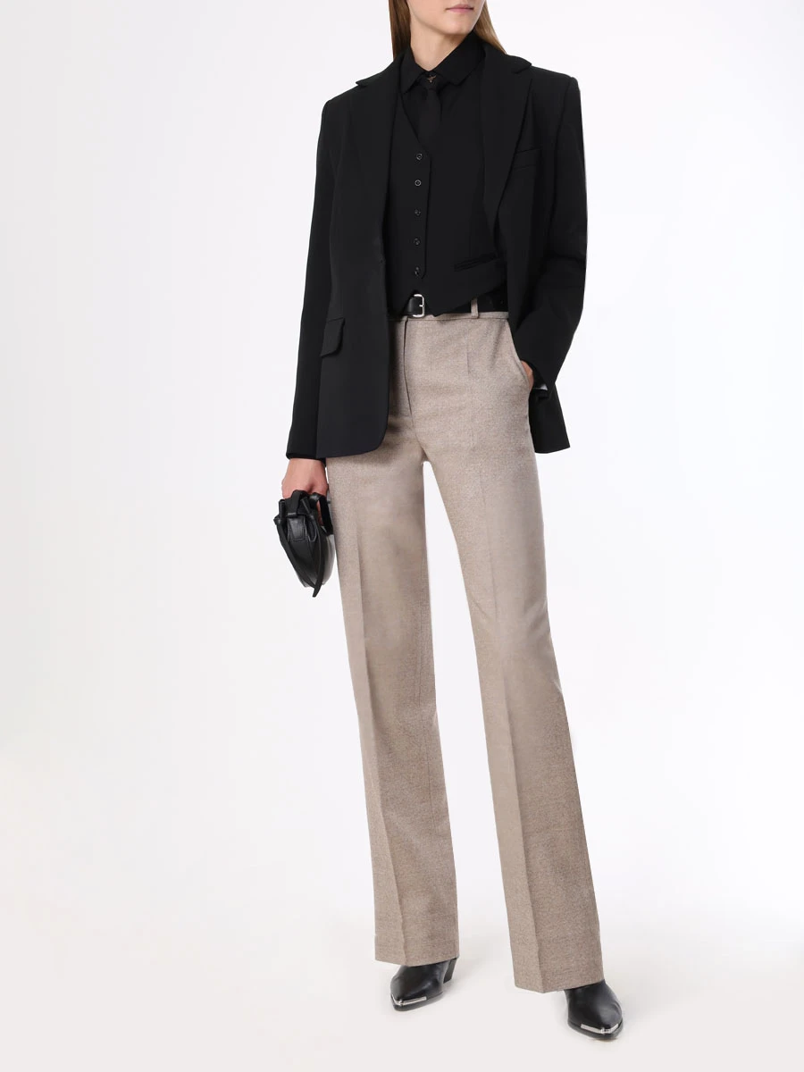 Жилет однотонный YULIAWAVE SS202014/00057 Черный  Фото 2