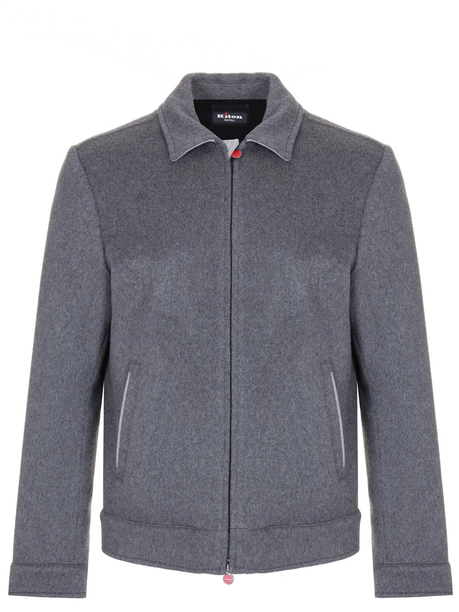 Куртка кашемировая KITON UW1603V0322C05 Серый 
