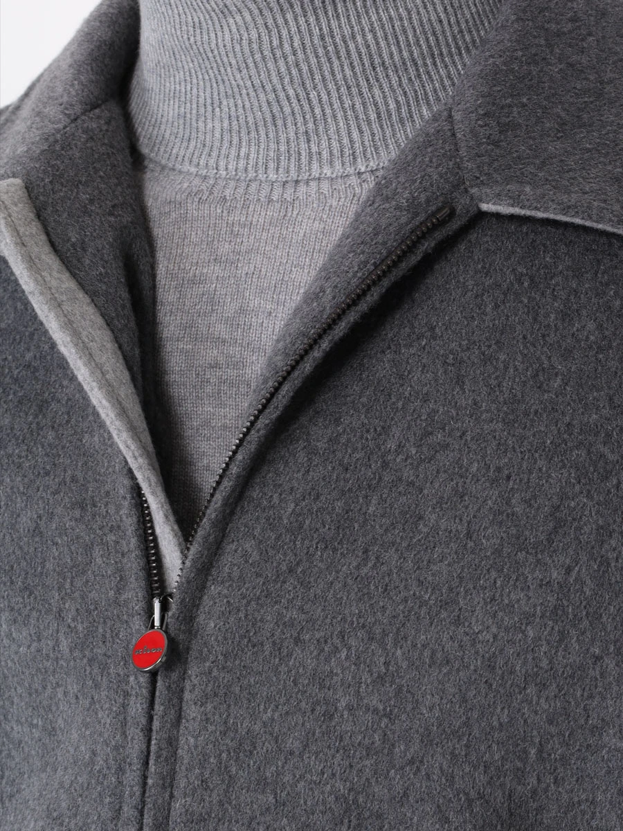 Куртка кашемировая KITON UW1603V0322C05 Серый  Фото 5