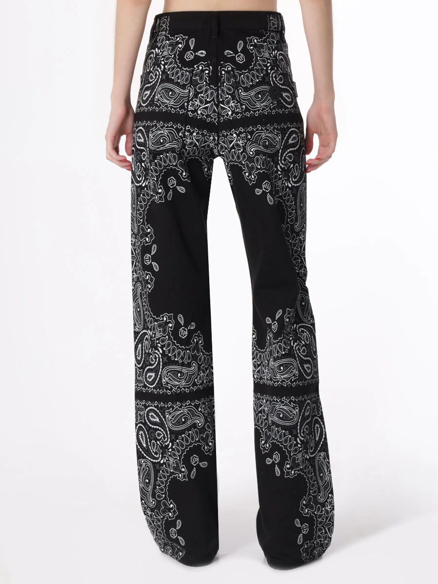 Джинсы хлопковые PHILIPP PLEIN WDT2362/02 Черный  Фото 3