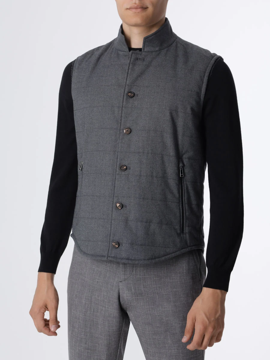 Жилет стеганый WINDSOR EMILLIANO10015957/010 Темно- Серый  Фото 4