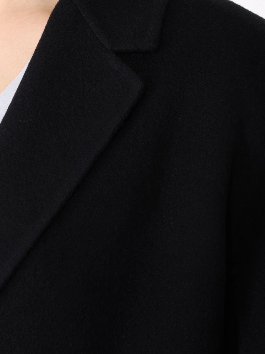Пальто шерстяное MANZONI 24 923M1227-DB1 Черный  Фото 5
