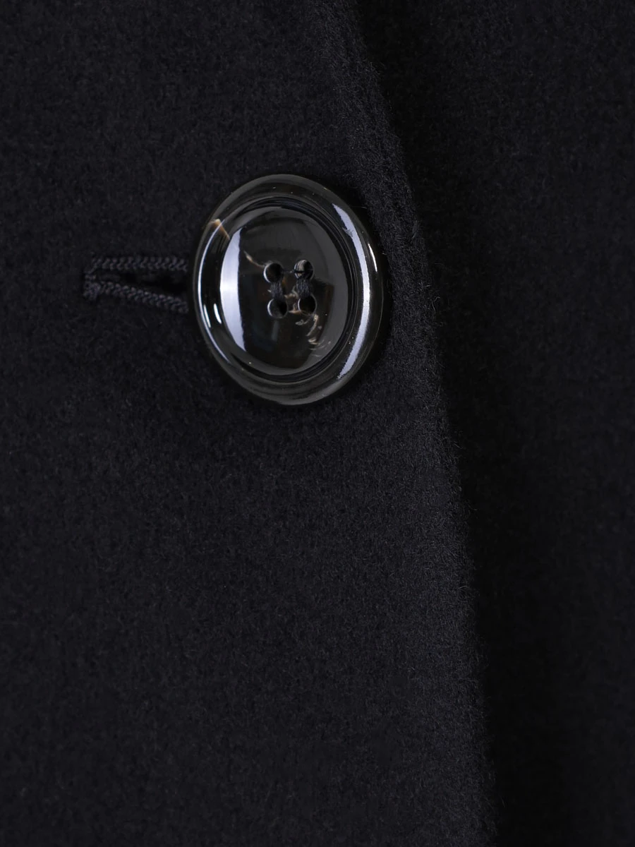 Пальто шерстяное MANZONI 24 923M1227-DB1 Черный  Фото 6