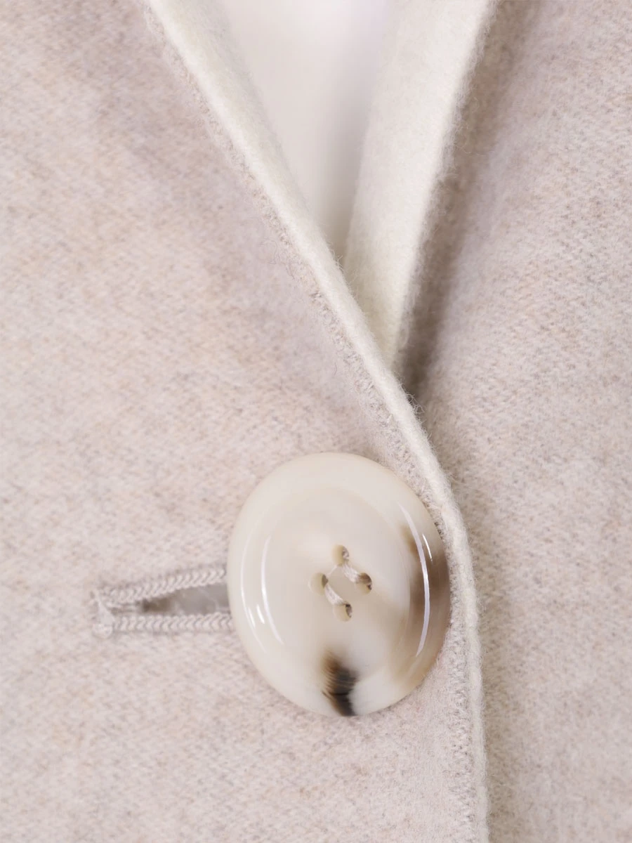 Пальто шерстяное MANZONI 24 923M1227-DB1 Бежевый  Фото 6