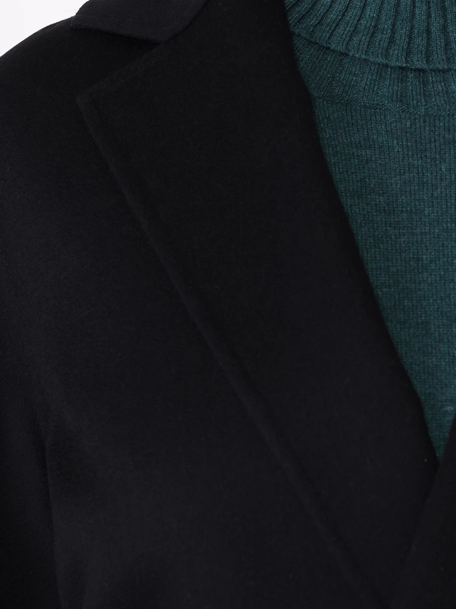 Пальто шерстяное MANZONI 24 23M1040-DB5 Черный  Фото 5