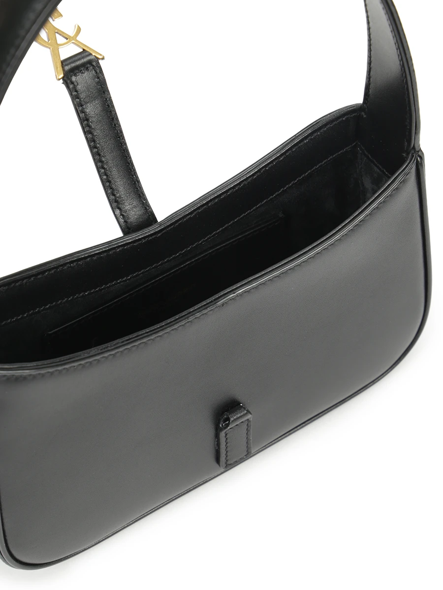 Сумка кожаная Le 5 a 7 SAINT LAURENT 7103182R20W 1000 Черный  Фото 4