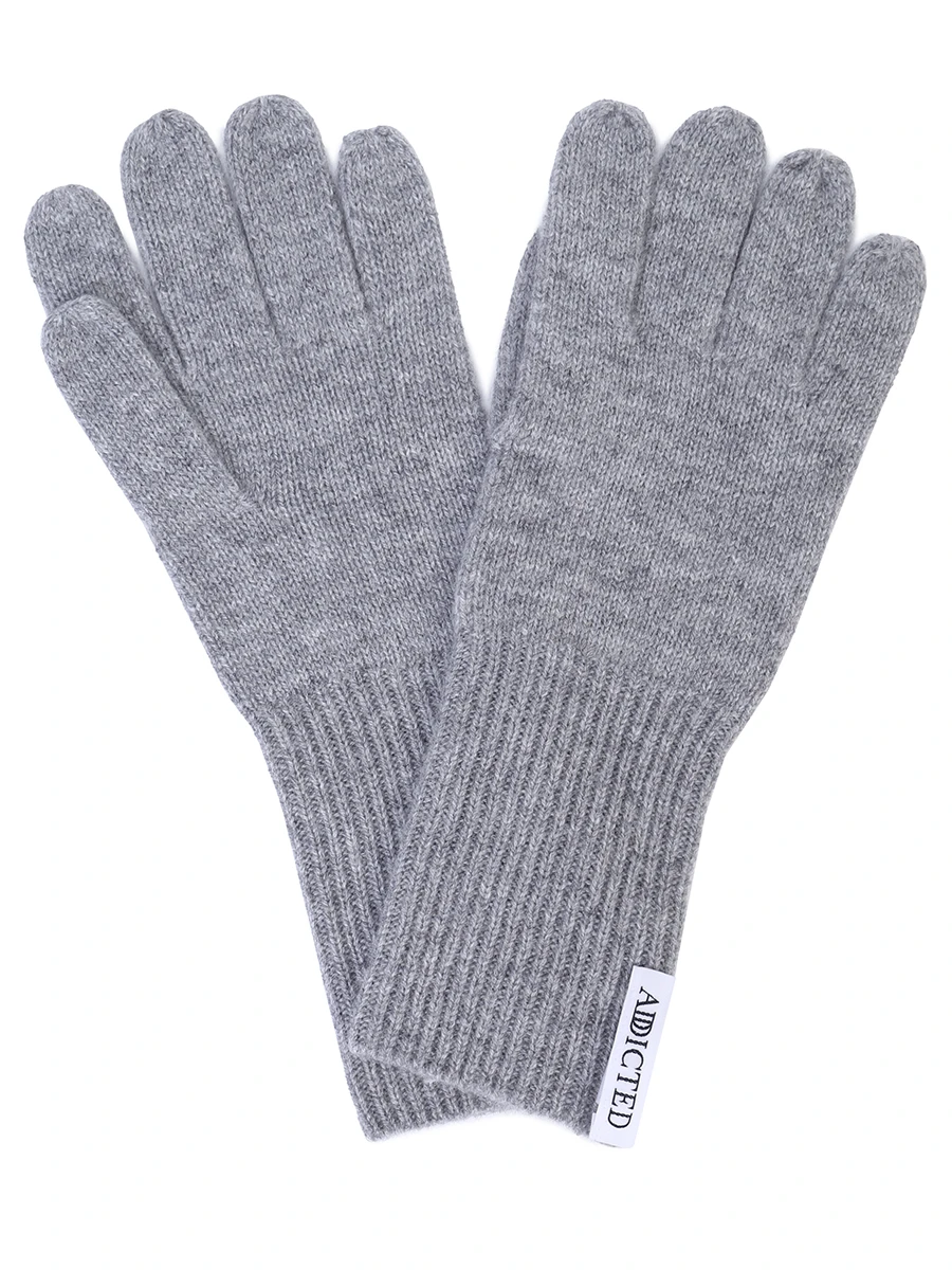 Перчатки шерстяные ADDICTED MK907 ZH720385, размер Один размер, цвет серый