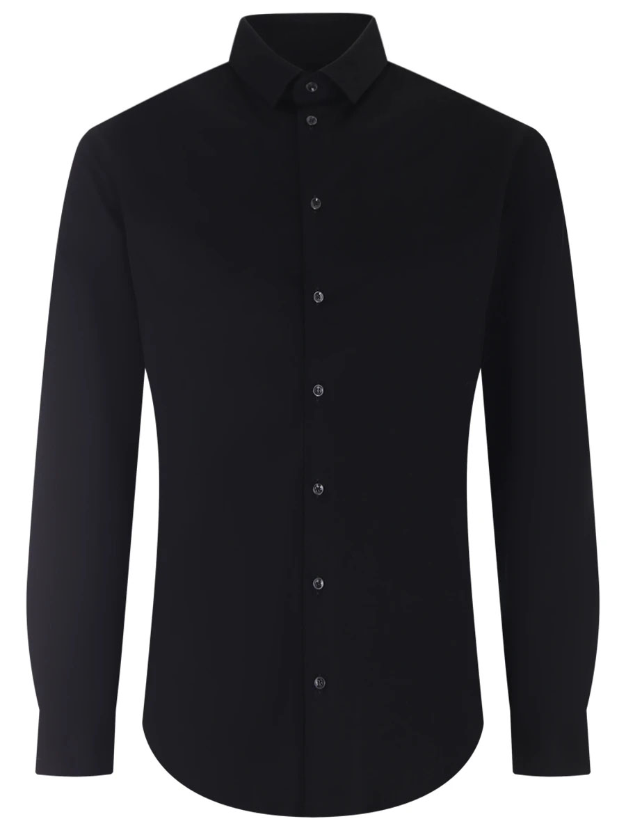 Рубашка Regular Fit хлопковая GIORGIO ARMANI