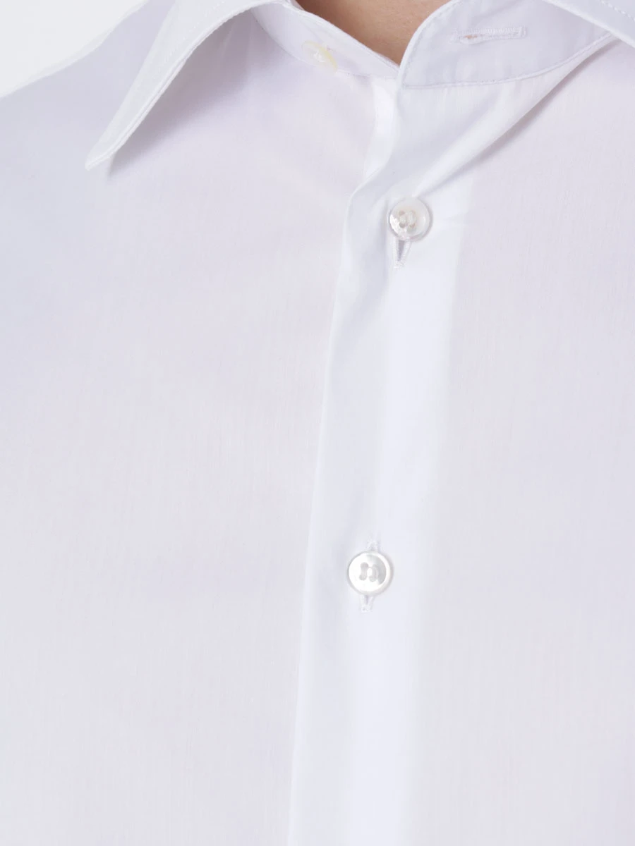 Рубашка Regular Fit хлопковая GIORGIO ARMANI 8WGCCZMC TZ517 U0BN, размер 56, цвет белый - фото 5