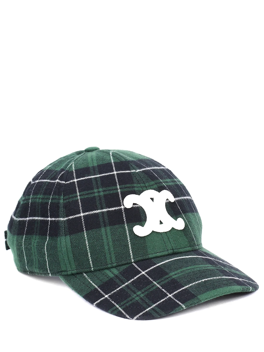 Бейсболка хлопковая CELINE 2AUT6178R 30BL Зеленый 