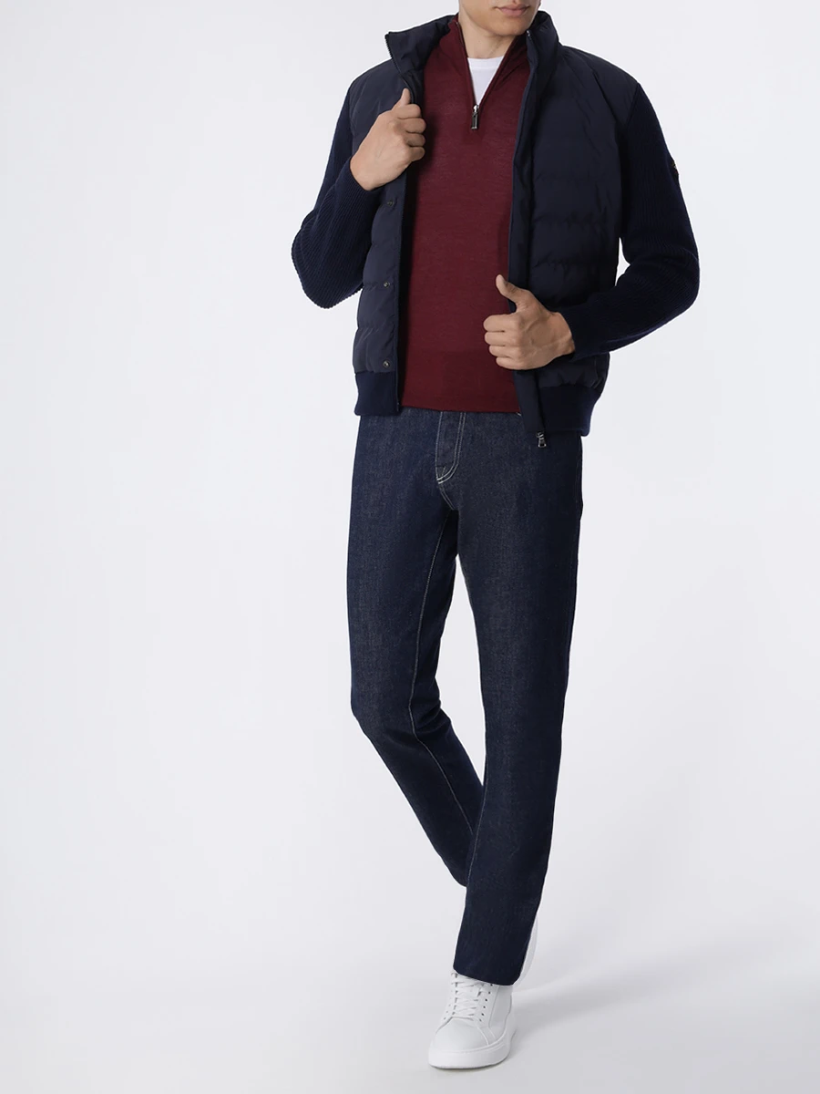 

Джинсы Slim Fit хлопковые, Синий, 13314100/003