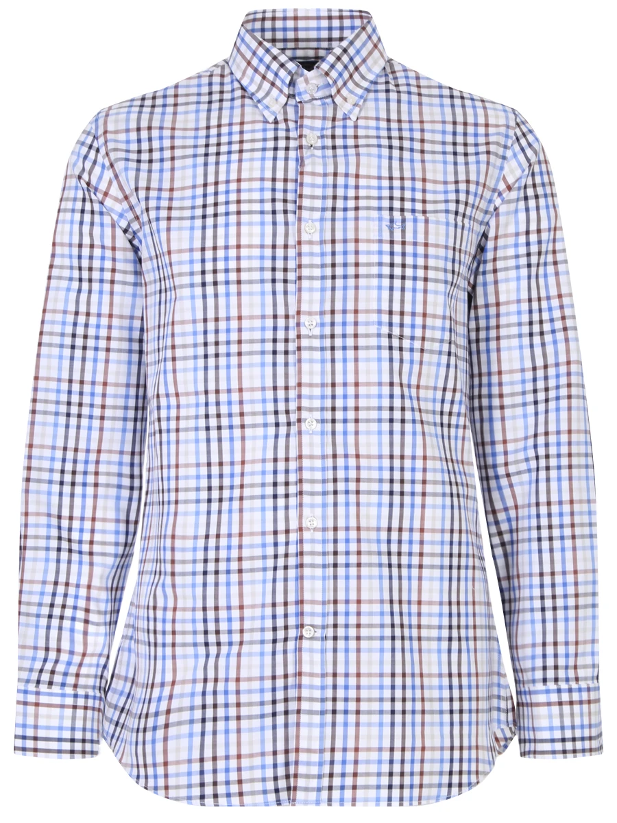 Рубашка Regular Fit хлопковая PAUL & SHARK 13313006/002, размер 60, цвет голубой 13313006/002 - фото 1