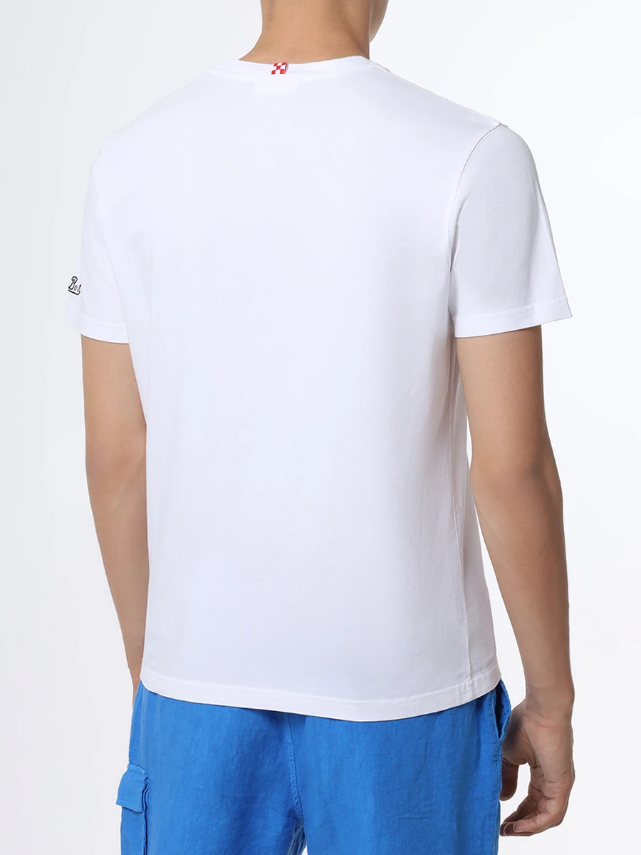 

Футболка хлопковая, Белый, TSHIRT MAN GIN OR GYM 01N